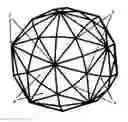 Fig. 01 - Means and methods for construction and use of geodesic rhombic triacontahedron