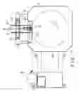 Fig. 08 - Adhesive tape applying machine for use with a stretch wrapper