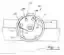 Fig. 08 - Bevel Locking System for a Sliding Compound Miter Saw