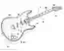 Fig. 01 - Interchangeable decorative covers for guitar components