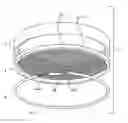 Fig. 01 - Drumhead assembly with improved rebound