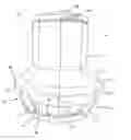 Fig. 01 - Dispenser feeder with removable rain guard extension