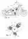 Fig. 04 - Radial engine powered motorcycle