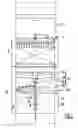 Fig. 03 - Flow device for an enclosure for processing, particularly hydrocarbons, and corresponding enclosure