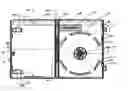 Fig. 01 - Injection molded case for optical storage discs