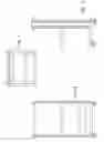 Fig. 03 - Equipped cabinet bench, for laboratories, provided with cantilevered service-holder channel, fixable in different positions