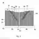 Fig. 07 - Patterned Electrical Foil Heater Element Having Regions with Different Ribbon Widths