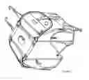 Fig. 04 - Tank bag with integral cord adjustment system