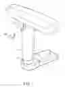 Fig. 02 - Position structure for a level-adjustable armrest