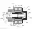 Fig. 01 - Linear actuator having mechanism for stopping linear movement of output shaft without touching rotor