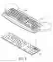 Fig. 06 - Computer keyboard assembly having separable top and bottom modules