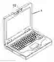 Fig. 01 - Notebook computer with built-in web cam module