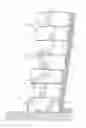 Fig. 01 - Multiple retaining wall block unit with off-center splitting grooves
