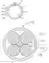 Fig. 01 - Friction reducing electrical cable ring