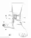 Fig. 08 - Fastener tabs and strapping system for orthopedic supports and method of using same