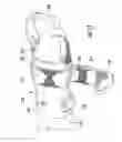 Fig. 16 - Fastener tabs and strapping system for orthopedic supports and method of using same
