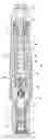 Fig. 01 - Needleless syringe comprising an optimized injector-receptacle