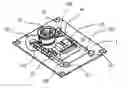 Fig. 01 - Disk drive structure with an adjustable bearing structure for guide bars