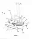 Fig. 12 - Material-removal system including a fluid-blasting, spray-head assembly