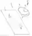Fig. 03 - Universal installation template and method of use for placement of in-wall or in-ceiling speakers