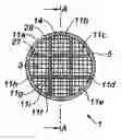 Fig. 01 - Block for filtering particles contained in exhaust gases of an internal combustion engine