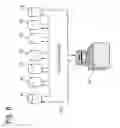 Fig. 08 - Orthopedic simulator with temperature controller arrangement for controlling temperature of specimen baths