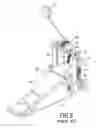 Fig. 07 - Adjustable drum pedal assembly