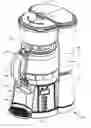Fig. 01 - Coffee maker with dual use pour and dispensing carafe