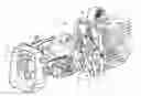 Fig. 01 - System for a two-stroke crankcase scavenged combustion engine