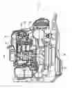 Fig. 01 - Portable 4-cycle engine and portable machine equipped with the 4-cycle engine