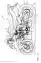 Fig. 11 - Electronic throttle valve control system and two-wheeled motor vehicle