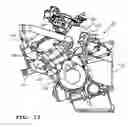 Fig. 12 - Electronic throttle valve control system and two-wheeled motor vehicle