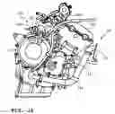 Fig. 13 - Electronic throttle valve control system and two-wheeled motor vehicle