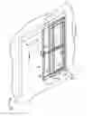 Fig. 01 - Slidable door assemblies with automatic pivot latching