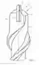 Fig. 03 - Drilling tool with a cutting element that is configured as a plate or head