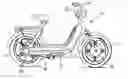 Fig. 01 - Two-wheel vehicle with integral wheel-drive
