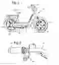 Fig. 02 - Two-wheel vehicle with integral wheel-drive