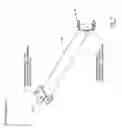 Fig. 12 - Suspension apparatus for a wheeled vehicle utilizing offset frame with torsion shock absorber