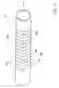 Fig. 06 - Conveyor for material with magnetically driven flights in a tube