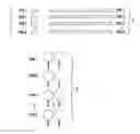 Fig. 01 - Modular, customizable window covering hardware system