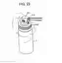 Fig. 17 - Container with pump for discharging bubbles