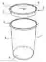 Fig. 01 - Cup package of a fibrous material and a method of manufacturing the same