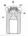 Fig. 01 - Magnet valve having fixation means for the return spring mounted on the valve seat