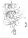 Fig. 13 - PTO selector mechanism for parallel axis transmission