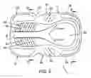 Fig. 03 - Snow sled having steerable foot rudders