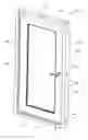 Fig. 01 - Sealing system positioned within frame for door/window