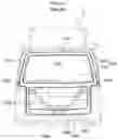 Fig. 15 - Hatchback door structure for vehicles