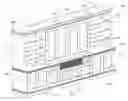 Fig. 01 - Display cabinet with modular slide door