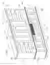 Fig. 02 - Display cabinet with modular slide door