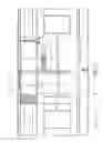 Fig. 10 - Display cabinet with modular slide door